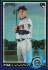 2010 Bowman Chrome Draft #BDP38 Danny Valencia RC